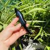 AtkitS Crystal Natural Obsidian Dagger Crystal Handmade Carving Knife Craft Men's Gift Sword Witch Supplies Crystal (Color : Obsidian Dagger-05) view 3