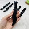 AtkitS Crystal Natural Obsidian Dagger Crystal Handmade Carving Knife Craft Men's Gift Sword Witch Supplies Crystal (Color : Obsidian Dagger-05) view 4