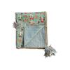 Creative Co-Op Hand-Woven Cotton Printed Quilt with Woodland Flora/Fauna Pattern, Multicolor view 3