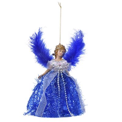 HomeLoft Basics Cute Fairy Doll Pendant, Angel Tree Topper, 25g Top Statue, Blue Ornament for Decorations, WVAXIGB5SLA5TFR4OVOG