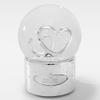 THINGS REMEMBERED Engraved Two Hearts As One Snow Globe (Free Customization) view 2