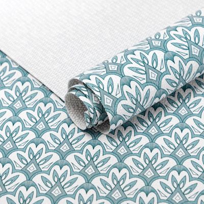 18" W x 96" L Floral Drawer and Shelf Liner for Cabinets, Non-Adhesive Strong Grip Non-Slip Flower Shelf Cabinet Kitchen Shelf Liners for Kitchen Cabinets