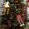 20" Plush Hanging Reindeer Legs Christmas Decoration view 3