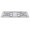 BTEXPERT Set of 5, 8-Foot - 96" Long White Plastic Folding Table Portable 30" Wide, 29" High, Indoor Outdoor Events Banquet Dining Party Patio view 2