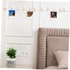 PRETYZOOM Heart-Shaped Wooden Photo Paper Clips Natural Jute String Clothespins for Photo Display Pegs for for Party Decorations view 4