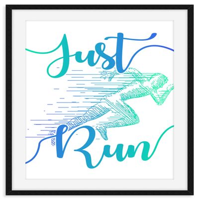 Motivational Fitness Quotes for Workout Sports Exercise Living Room Office, Gym Room, Home, Inspirational Wall Art Decor in Unique Style for Runner Athlete, Gym Lover Unframed 8 x 10 Inch