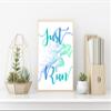 Motivational Fitness Quotes for Workout Sports Exercise Living Room Office, Gym Room, Home, Inspirational Wall Art Decor in Unique Style for Runner Athlete, Gym Lover Unframed 8 x 10 Inch view 3