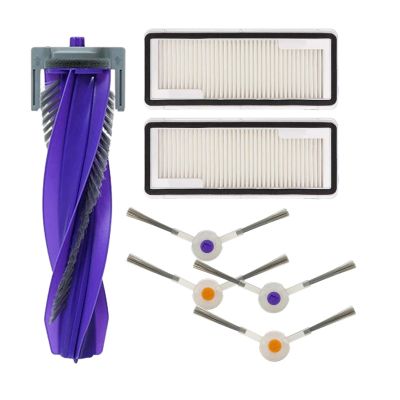 JINGDING Main Brush, Side Brush, Hepa Filter, Compatible for Narwal Freo X Ultra/Narwal J4 / J4 Lite, Robot Vacuum Cleaner Spare Parts Replacement Kit Spare Parts, Set a