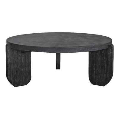 Moe's Home Collection Wunder Coffee Table Black Stone Coffee Tables