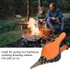 dvdvWood Fireplace Bellows, Wood Air Blower Hand Bellows, 15.4x6.1inch Leather Bellow Fire Pit Air Blower With Hanging Strap Cast Nozzle Outdoor Cooking Fan Camping BBQ Grill Chimney Barbecue Tools view 3