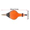 dvdvWood Fireplace Bellows, Wood Air Blower Hand Bellows, 15.4x6.1inch Leather Bellow Fire Pit Air Blower With Hanging Strap Cast Nozzle Outdoor Cooking Fan Camping BBQ Grill Chimney Barbecue Tools view 4