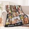 Dmkjdzsw Personalised BlanketCustom Blanket Soft Cosy Custom Blanket for Adults KidsPersonalised Gifts for Mum, Dad, Boyfriend-L-130 * 150CM view 3