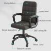 HomeLoft Basics Leisure Chair, Student Study Chair, Home Comfort Office Lift and Swivel Chair, Multi-Scene Applications, Height Adjustable, Swivel Office Chair, Pink view 2