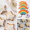 4 PCS Stainless Steel Biscuit Cutters Baby Shower Cookie Cutters, Eid Mubarak Mini Cookie Cutter Set for Baby Shower, Birthday Party, Cake, Handmade Supplies view 3