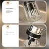 ALLC Soap Dispenser Foaming Soap Dispenser with Pump Clear Bottles Hand Soap Dispenser Lotion Dispenser Shampoo Dispenser for Kitchen Bathroom Commercial (Color : B) view 3