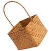 Amosfun Straw Woven Storage Basket for Organizing Flowers Household Items Natural Decorative Bin Handles for Home Decor Weddings and view 3