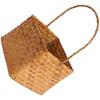 Amosfun Straw Woven Storage Basket for Organizing Flowers Household Items Natural Decorative Bin Handles for Home Decor Weddings and view 4