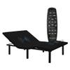 Fromann Adjustable Electric Full Bed Base Frame with Massage,USB Type-C Ports, Zero Gravity, Under Bed Led Lighting and Three Leg Height (Black) view 1