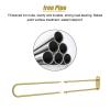 JOMRTS Privacy Dividers for Rooms Curtains, 1 Pack Home Area Separation, U-Shape Wall Mounted Partition Screen for Beauty Salon Condo Basement Playroom Clothing Stores (Grey 2m) view 4