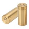 2Pcs Gold Stainless Steel Jar Seasoning Shaker Bottle for Salt Sugar Paprika, Easy to Use, Easy to, Kitchen Accessories view 2