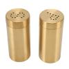 2Pcs Gold Stainless Steel Jar Seasoning Shaker Bottle for Salt Sugar Paprika, Easy to Use, Easy to, Kitchen Accessories view 3