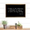 A Father to The Fatherless,A Defender of Widows,Is God in His Holy Dwelling Decorative Wooden Sign With Frame Decoration for Dinning Room Coffee Club Rustic Wood Framed Wall Art 12x8in view 3