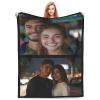 Rqwaaed Wrap Yourself in Comfort Personalized Custom Plush Flannel Blankets with Photo Text for Family Birthdays, Wedding Gifts, Fits Couch, Sofa, Bedroom, Living Room view 4