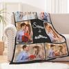 Dmkjdzsw Personalised BlanketCustom Blanket Soft Cosy Custom Blanket for Adults KidsPersonalised Gifts for Mum, Dad, Boyfriend-F-180 * 230CM view 3