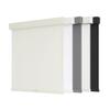 AOSKY Blackout Roller Shades Cordless Blinds for Windows, Free-Stop Shades with Valance, Thermal Insulated Fabric, UV Protection, Natural Woven Blinds for Home and Office (24" W x 72" H, Ivory) view 1