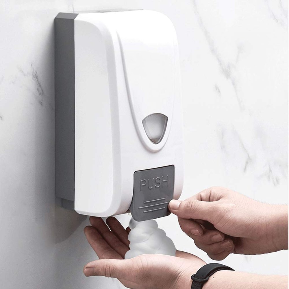 SSRURYWZ Countertop Soap Dispensers,Push-Style Foam Soap Dispenser Soap Pump Liquid 1000mL Soap Refills Pack of 1 Home Hotel Bathroom Mall Soap dispensers