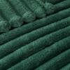 Exclusivo Mezcla Twin Size Flannel Fleece Blanket, Super Soft Striped Jacquard Bed Blanket, Lightweight Fuzzy Cozy for All Seasons, 60x80 Inches, Forest Green view 4