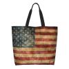 MANQINF American Flag USA Tote Bag Beach Bag Large Capacity Grocery Bag Reusable Shopping bags for Women view 3