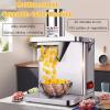 Commercial Vegetable Fruit Chopper 250W Electric Veggie Dicer Potato Slicer Onion Shredder Machine, Automatic Vegetable Cutter Food Processor with 5 Knife Nets and Slicer&shredder Blade view 2