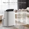 DEXSO Portable Air Conditioner 14,000 BTU, A/C for Rooms up to 750 Sq. Ft, Built-in Dehumidifier, Fan, and Sleep Mode, Includes Remote Control, Reusable Filter, and Window Kits view 2