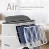 DEXSO Portable Air Conditioner 14,000 BTU, A/C for Rooms up to 750 Sq. Ft, Built-in Dehumidifier, Fan, and Sleep Mode, Includes Remote Control, Reusable Filter, and Window Kits view 3