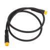 POENVFPO Extension Cable, 3pin Connector, ABS Plastic Rubber Electric Extension Cable Modification Accessory (Male Heads on Both Sides) view 1