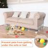 Under Bed Blocker Toy Blocker, Under Couch Blocker Gap Bumper for Under Furniture,Under Sofa Barrier Pet Blocker for Pets Kids, Stop Toy Going Under Couch Bed Cabinet S(Size:220*18cm/87*7.inchL*H) view 3