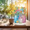 ARTopet DIY Diamond Desktop Ornament Special Shaped Crystal Acrylic Diamond Art Painting Tabletop Ornaments Single Sided Diamond Home Decor-Bouquet04 view 2