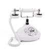 QUOXO Audio Guestbook Phone with LED Light and A5 Photo Frame, Guestbook Audio Retro Phone is The Perfect Addition to Wedding Ideas or Party Notes with Custom Guest Voice Messages (White) view 4