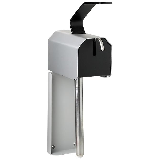 Generic Wall Mounted Gallon Dispenser and Mount & Co. Toilet Tissue Holder, Black, Heavy Duty (Pack of 1), 93252