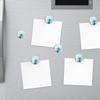6 Pieces Fridge Magnets Refrigerator Glass Decorative Crystal Magnets for Kitchen Office Whiteboard,Cartoon Cat Kitten Bee Love Picture view 4