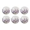 6 Pieces Fridge Magnets Refrigerator Glass Decorative Crystal Magnets for Kitchen Office Whiteboard,Purple Lavender Flower On Wooden Design view 1