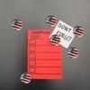 6 Pieces Fridge Magnets Refrigerator Glass Decorative Crystal Magnets for Kitchen Office Whiteboard,American Flag Print view 3