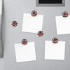 6 Pieces Fridge Magnets Refrigerator Glass Decorative Crystal Magnets for Kitchen Office Whiteboard,American Flag Print view 4