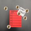 6 Pieces Fridge Magnets Refrigerator Glass Decorative Crystal Magnets for Kitchen Office Whiteboard,Bee Honey Design view 3