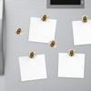 6 Pieces Fridge Magnets Refrigerator Glass Decorative Crystal Magnets for Kitchen Office Whiteboard,Bee Honey Design view 4