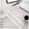 Homoyoyo 2pcs Shape Ruler Double-Sided Metric Measuring Tool for Drafting Layout Work Art Projects Sturdy Plastic Precision Scale view 4