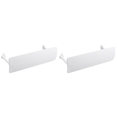Angoily 2pcs Air Conditioning Windshield Pp Air Deflector for Units Home Office Windshield Deflector Range