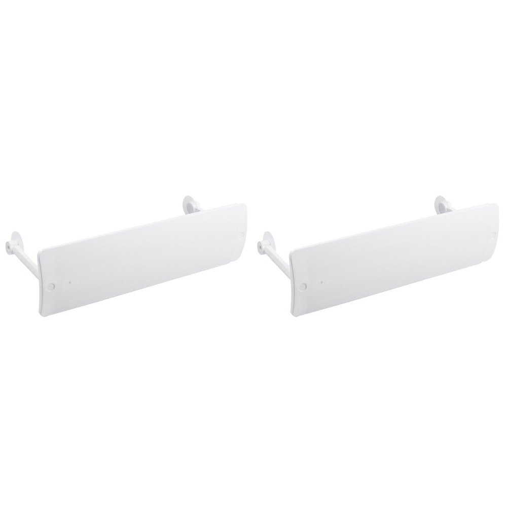 Angoily 2pcs Air Conditioning Windshield Pp Air Deflector for Units Home Office Windshield Deflector Range