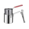 IEUDNS Deep Fryer Pot Kitchen Supplies Cooking Pot Stainless Steel with Strainer Basket for Restaurant, Type A view 1